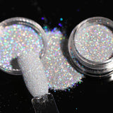 1 Box Hot Sale Holographics Nail Powders Laser Shiny Nail Glitters Dust Decorations For Nail Art Chrome Pigment DIY Accessories