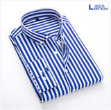 Batmo 2021 new arrival spring high quality stirped casual red shirts men,men's striped shirts,white shirts men plus-size S-5XL