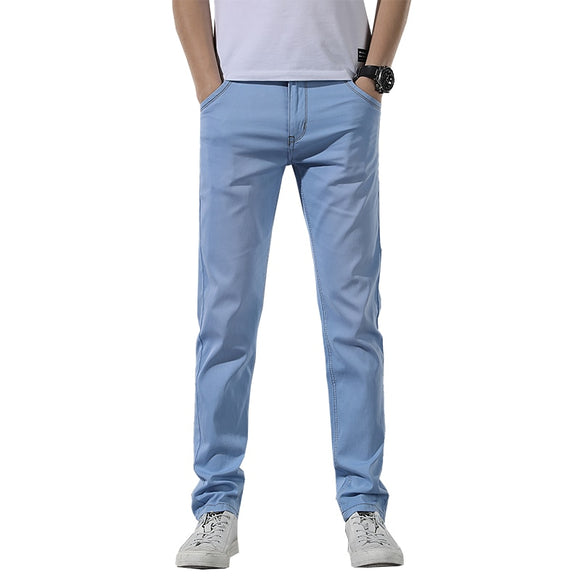 New Fashion Boutique Stretch Casual Mens Jeans / Skinny Jeans Men Straight Mens Denim Jeans / Male Stretch Trouser Pants