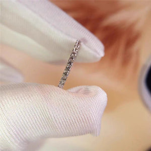 CC Rings For Women S925 Bridal Wedding Jewelry Engagement Party Ring White Gold-Color Silver Plated Drop Shipping Anel CC709