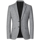 BOLUBAO 2021 Spring Autumn MenS Blazer Casual Business Handsome Suits Fashion Slim  Brand Men's Blazers Tops