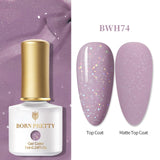 BORN PRETTY 1 Bottle 7ml 2021 New Trend Colors Series Nail Gel Polish Colorful Glitter Pink Purple Soak Off UV Gel Polish