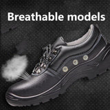 Outdoor Leisure Deodorant Non-slip Men's Boots Anti-smash Puncture Wear Safety Shoes Summer Waterproof Dust-proof Work Shoes