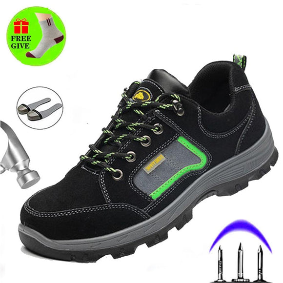 Summer Labor Insurance Shoes Anti-smashing Anti-piercing Safety Shoes Male Lightweight Deodorant Breathable Non-slip Work Boots