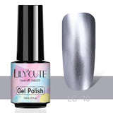 LILYCUTE Glitter Nail Gel Polish  Nail Color Glitter Sequins Matte Effect Gel Long Lasting Base Top Coat Nail Art