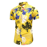 LIFENWENNA Summer Hawaiian Shirt Men Fashion Personality Print Short Sleeve Shirts Male Casual Plus Size Beach Holiday Shirt 7XL