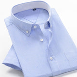5XL 6XL 7XL 8XL 9XL 10XL big Size Men's Plaid Shirt 2021 Summer New High Quality Cotton Business Casual Brand Short Sleeve Shirt