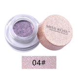 MISS ROSE Powder Pigment Eyeshadow Eye Makeup Shimmer Loose Powder Professional Glitter Powder Pigmented Shimmer Highlight TSLM2