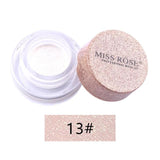 MISS ROSE Powder Pigment Eyeshadow Eye Makeup Shimmer Loose Powder Professional Glitter Powder Pigmented Shimmer Highlight TSLM2