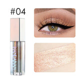 10 Colors Eyeshadow Liquid Waterproof Shiny Eye Shadow Makeup Holographic Shiny Matte Cosmetic Metallic Charm Eye Make Up TSLM3