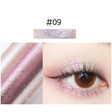 10 Colors Mermaid Eyeshadow Pallete Holographic 3D Liquid Eye Shadow Waterproof Glitter Eye Makeup Metallic Eye Cosmetic TSLM2