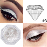 Pearlescent Liquid Eyeshadow Metallic Color Diamond Glittering Sparkling Eyeshadow Long Lasting Waterproof 6 Colors Eyes Makeup