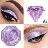 Pearlescent Liquid Eyeshadow Metallic Color Diamond Glittering Sparkling Eyeshadow Long Lasting Waterproof 6 Colors Eyes Makeup