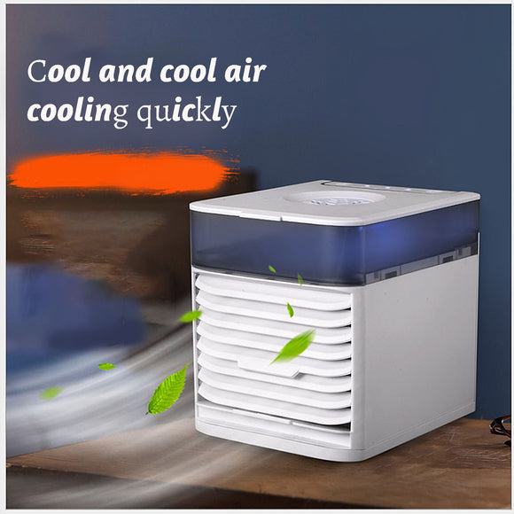 Mini Water Cooling Fans Portable Air Conditioner Usb Air Cooler Fan 7 Colors Light Personal Cooler Air Cooling Humidifier Fan#g4