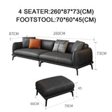 Modern simple living room sofa small apartment sofa set combination