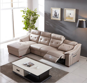 living room Sofa set диван sofa bed мебель кровать muebles de sala L recliner genuine leather sofa cama puff asiento sala futon