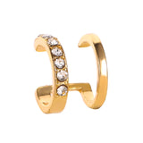 Modyle Punk Rock Gold Color Clip Earrings No Piercing Trendy Earcuffs Statement Cartilage Earrings for Women Party Jewelry