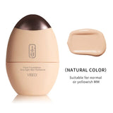 2 In 1 Egg-shaped Concealer Oil Control Lasting Moisturizing Breathable Liquid Foundation Facial Makeup Waterproof Makeup