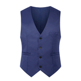 2019 New Formal Men Solid Color Suit Vest Single Breasted Business Waistcoat Gilet Casual Sleeveless Slim Fit Dress Vest For Men