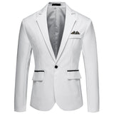 2021 Brand Cheap Casual Blazers For Men Plus Size 5XL Single Button Long Sleeve Blazers Hombre Male