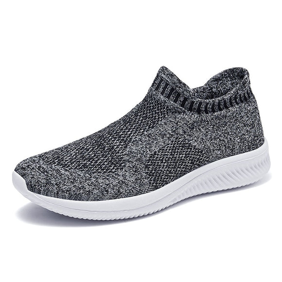 Running Shoes For Men MD Sole Sneakers Breathable Comfort Sock Non-slip Male Mesh Sports Shoes Casual  Weave Super Light Shoes