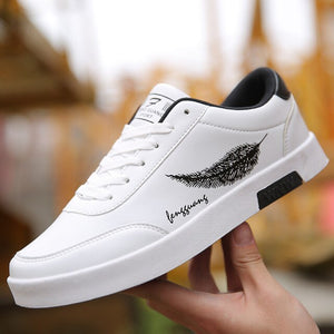 New Men's Vulcanize Shoes In 2021 Summer Soft Breathable High-quality Lace-up Solid Colors Casual Shoes Wear-resisting for Daily