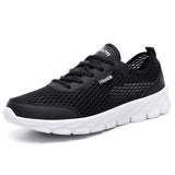Men Vulcanize Shoes Sneakers Breathable Men Casual Shoes Non-slip Male Fashion Lace Up Lightweight Wear-resistant Casual Shoes