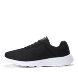 Men Breathable Sports Shoes Male Vulcanize Mesh Slip- Flat-Soled Walking Running Sneakers Casual Lace-up Shoes 35-48 Mens Shoes