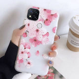 Girl Lady Phone Cases for xiaomi redmi 9C NFC 9 C back cover Original Liquid Silicone Luxury Case for redmi9C NFC 9CNFC cover