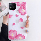 Girl Lady Phone Cases for xiaomi redmi 9C NFC 9 C back cover Original Liquid Silicone Luxury Case for redmi9C NFC 9CNFC cover