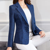 Wine Red Spring Autumn Plus Size 6XL Womens Business Suits 3 Buttons Office Female Blazers Jackets Formal Slim Blazer Women Suit