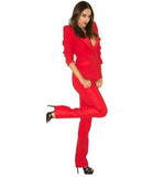Fuchsia Peak Lapel Women Suit 2 PCs Business Pantsuits Office Formal Uniform Ladies Work Wear Blazer Outfit Pantsuit Custom Made