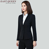 2018 new arrival womens business suits long sleeve office suits office uniform designs women formal office dress KK995 Q