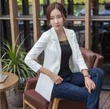 Womens Business Blazers Long Sleeve Women Blazers and Jackets Plus Size Office Blazers For Women Suits Black White Pink Green