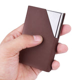 Professional Metal Box Business Card Holder Name Pocket Credit Card Case Wallet Carrier for Men and Women