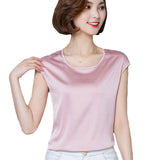 Women Satin Blouse 2019 Summer Ladies Pink Tops Womens Shirts Blouses Plus Size M-4xl Batting Sleeve Clothes Blusas Femininas