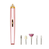 5-in-1 Electric Manicure Device Pedicure Nail Art Care Repair File Drill Tool Kit Set TSLM1