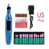 Electric Apparatus for Manicure Nail Drill Bits 12pcs Grinder Cutters Cuticle Gel Polish Remover Nail Milling Drill Bits Machine