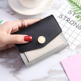 New Leather Small Wallets Women Luxury Brand Design Mini Short Wallet Purses Female Short Coin Zipper Purse Credit Card Holder