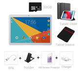 New Tablet Pc 10.1 inch Android 10.0 Tablets Octa Core Google Play ZOOM 3g 4g LTE Phone Call GPS WiFi Bluetooth Tempered Glass