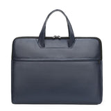 Portable laptop bag Business travel bags pu leather fashion simple high quality black men's handbag briefcase messenger bag men