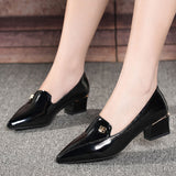 Women Fashion Black Pointed Toe Pu Leather Summer Slip on High Heels for Party & Night Club Lady Classic Sky Blue Pumps G6165