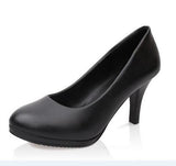cevabule 2020 New Women's Classic Pumps Shoes Woman 9Cm heels Platform pumps Black color pumps for lady Red Sole