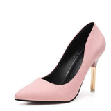 European and American style high heels new thin and super - pointed club sexy women's shoes with a shallow-mouth work shoes