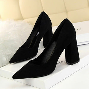 Women High Heel Shoes 2021 Spring Women Pumps Fashion High Heels Women Wedding Shoes Black Women Office Shoe Sexy Stiletto