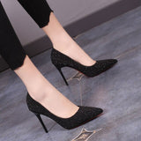 Women Pumps High Heels Shoes Pointed Toe Brand Woman Wedding Shoes Spring Summer Thin Heels Office Lady Dress Shoes