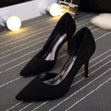 Faux Suede Women Pumps High Heels Women Shoes Fashion Lady Shoes Pointed Toe Thin Heels Ladies Shoes 2020 New Party Shoes Woman