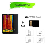 BDF 8 Inch 4GB RAM +64GB ROM Tablet Pc 3G 4G LTE Sim Card Android 9.0 Tablets Pc Mobile Phone Call Network Octa Core Pad Pc