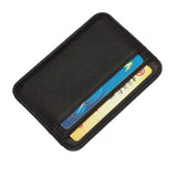 Sheepskin Genuine Leather Men Slim Wallets Card Holder Male Small Wallet Mini Women Black Purses Walet Thin Wallet for Card 2021