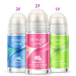 BIOAQUA Ball Body Lotion Antiperspirant Underarm Deodorant Roll on Bottle Women Fragrance Men Smooth Dry Perfumes